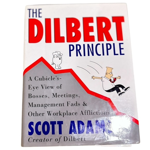 Vintage 90’s Set of 4 Dilbert hardcover first editions(2) & paperback(2) books - Picture 4 of 8